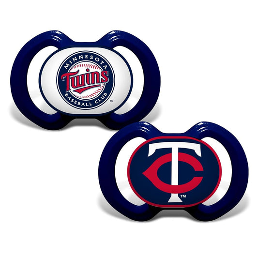 Masterpieces Baby Fanatics Mit2000: Minnesota Twins Pacifier 2-Pack