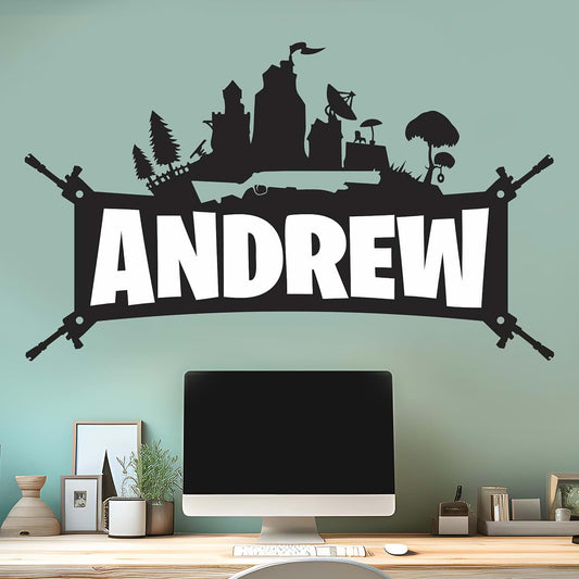 CRYPTONITE Personalized Name Famous Game Wall Decal