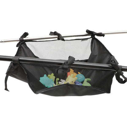 Vaguelly Stroller Bottom Basket Organizer - Oxford Fabric Storage Bag