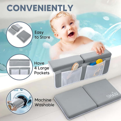 Shaju Bath Kneeler And Elbow Rest Pad Set With Storage Pockets (photo 2)