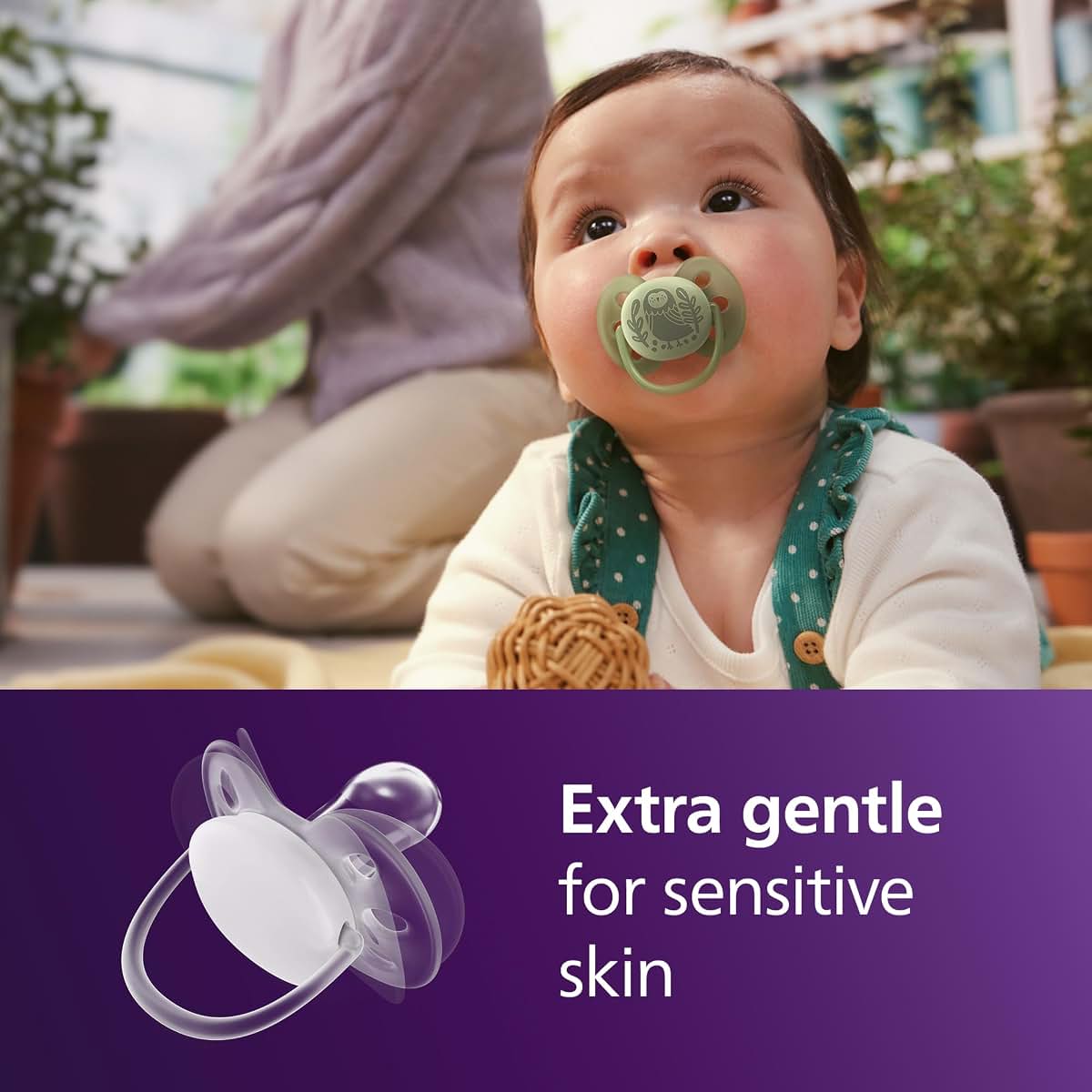Philips Avent Ultra Soft Baby Pacifier, 6-18 Months, 4-Pack (photo 2)