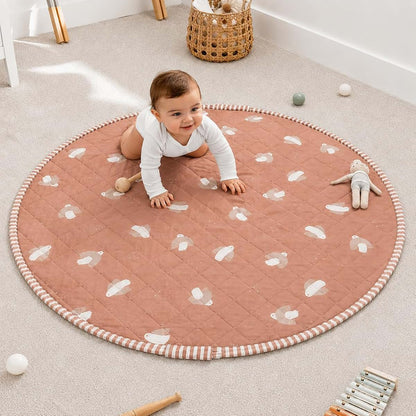 Blooom 2-In-1 Quilted Baby Play Mat & Toy Storage Bag 47 Inch