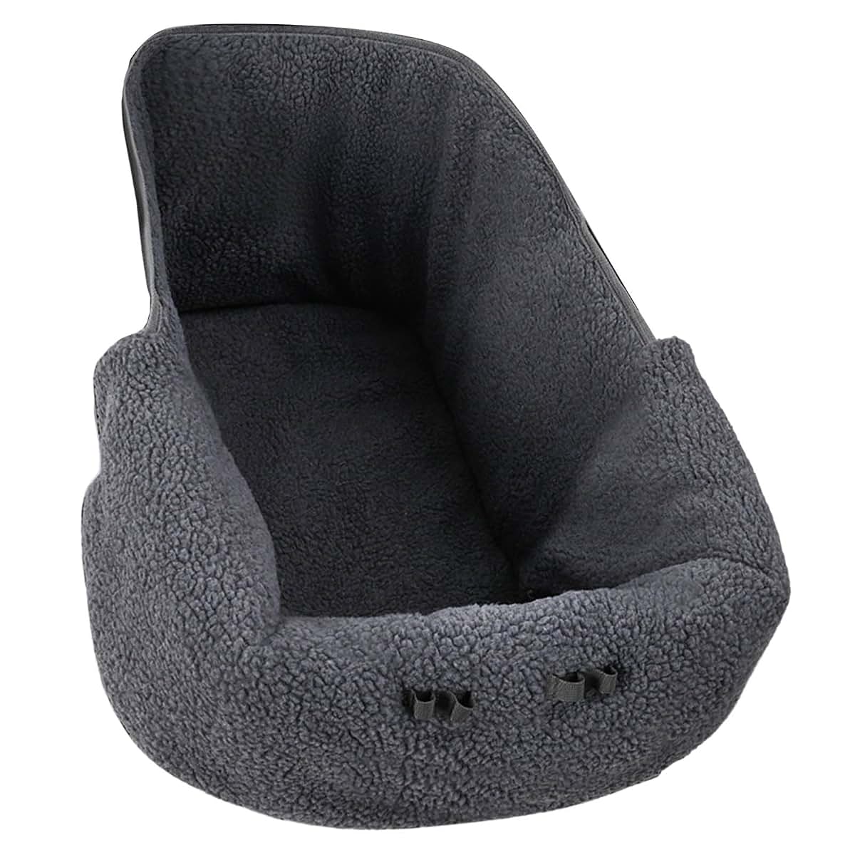 FACAILUO Machine Washable Pet Strollers Winter Cover Soft Fleece Interior Windproof Furry Design Cold Weather