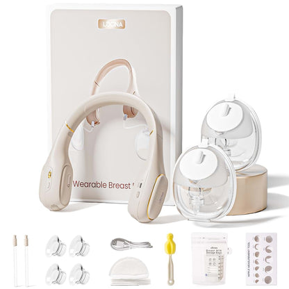 Lucina baby Wearable Neck Breast Pump, Hands-Free with 4 Modes and 9 Levels