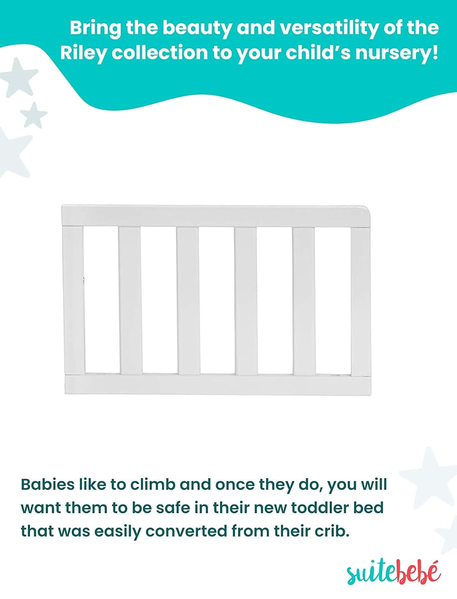 Suite Bebe Riley Toddler Guard Rail, Espresso (photo 3)