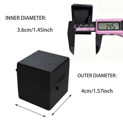 TAOVANA 2-Pack Storage Case for 1.25" Cube Black (photo 2)