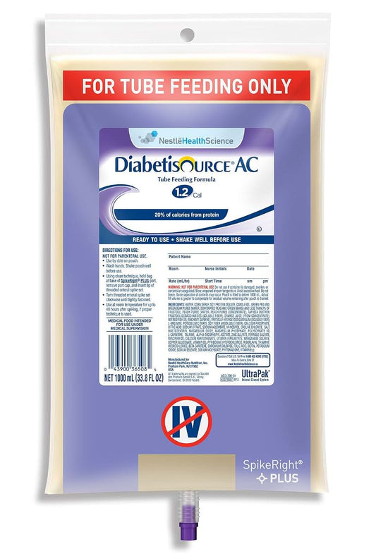 Nestle Clinical Nutrition Diabetisource Ac Nutritional Formula - Ncl365081 – Case of 6