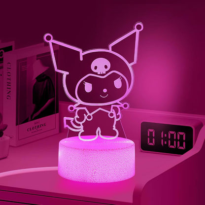 Sunduck Pink Kawaii Night Light With Corded Control (photo 4)