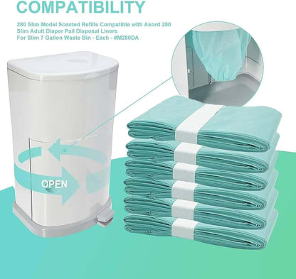 GDXXYKJ Adult Diaper Liner Refills Compatible with Janibell Akord 280 Slim Model Diaper System, A Single Liner Pack