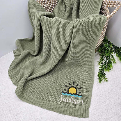 Noni Personalized Baby Blanket with Name for Boys Girls, Baby Blanket, Custom Baby Blankets with Name, Embroidered Baby (photo 3)