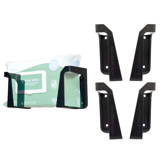 StealthMounts Wipe Holder 2 Pack Wall Mount Storage Rack
