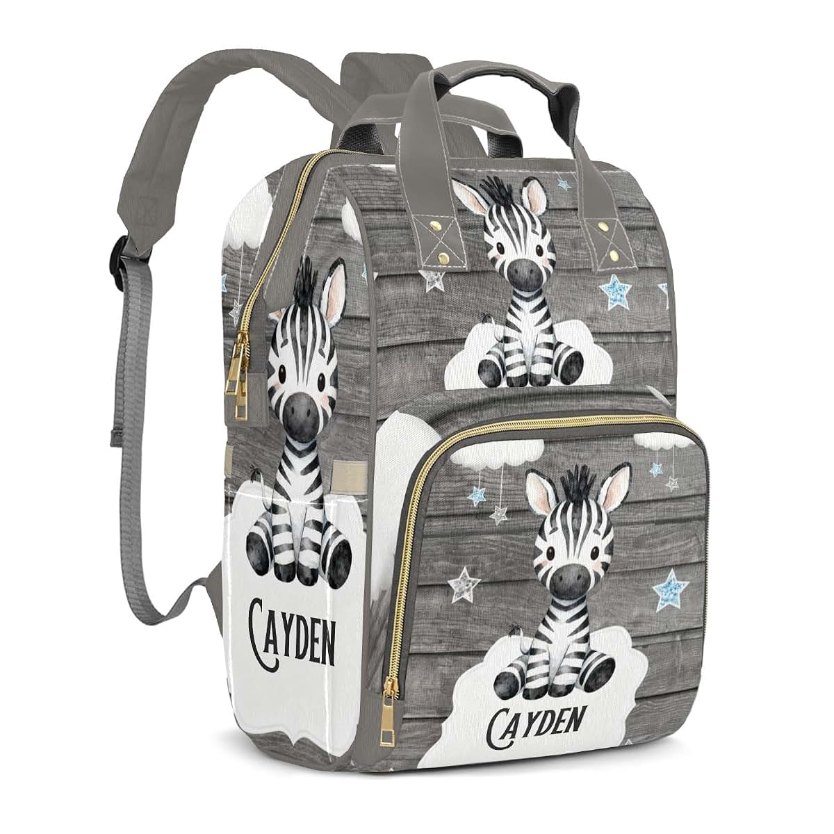 YallLocoMo Custom Diaper Bag Backpack With Insulated Bottle Pockets (photo 2)