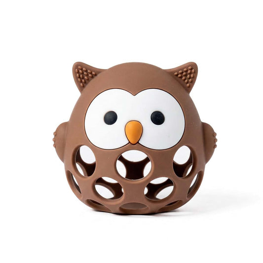 BABY'S WAY Baby’s Way Teething Toy – Owl Silicone Teether Toy for Babies 3–6 Months Toys for 6–12 Months – Baby