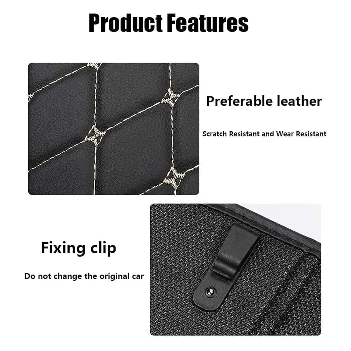 Ociiqm 2 Pack Car Seat Back Protector For Ford Mustang Mach-E (photo 3)