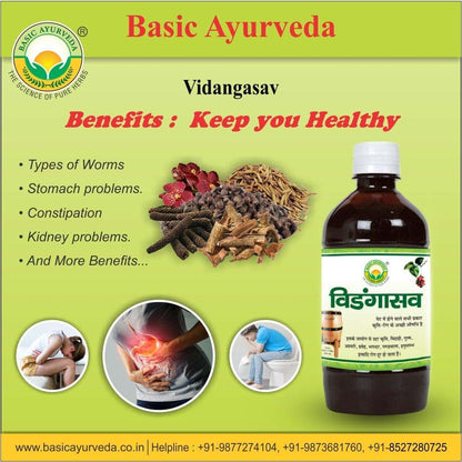 iqra Basic Ayurveda Vidangasav 450ml (photo 4)