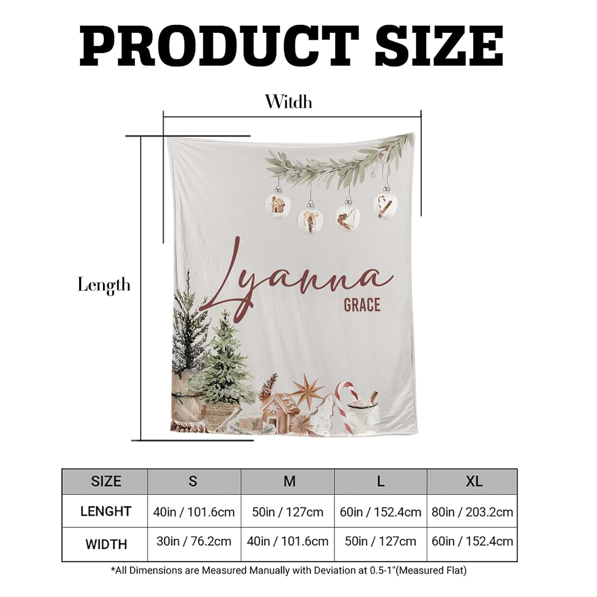 Fastpeace Personalized Baby Name Fleece Blanket – Custom Name Blanket (photo 2)