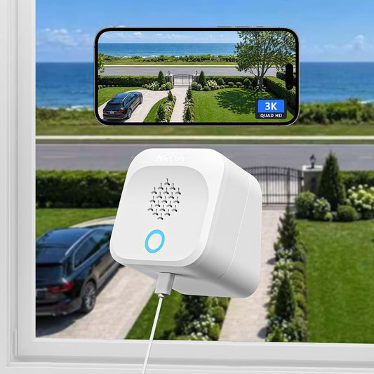 Hieasy Home 3K 5MP Window Camera In White