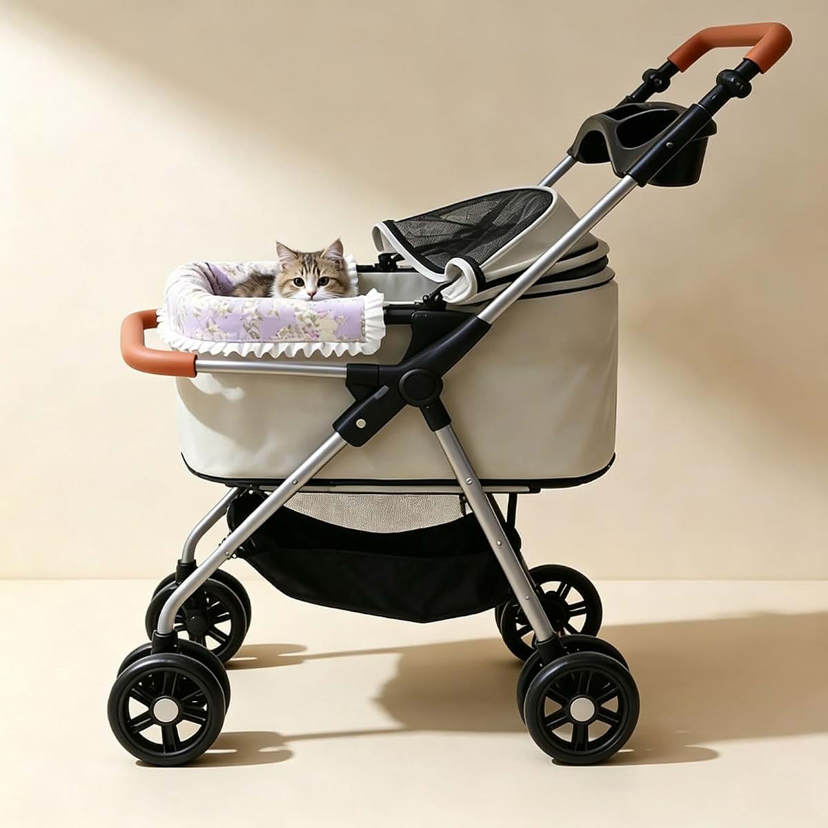 GMBYLBY Pet Strollers Liners Pad Closures Removable Cover for Strollers Machine Washable and Durability Dog Mats (photo 2)