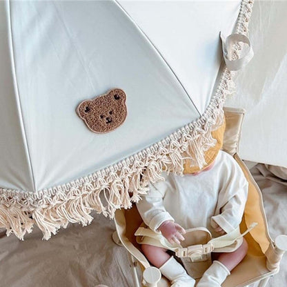 BreezeTrading Parasol Tent Pram Umbrella With Clip, Bear Design (photo 2)
