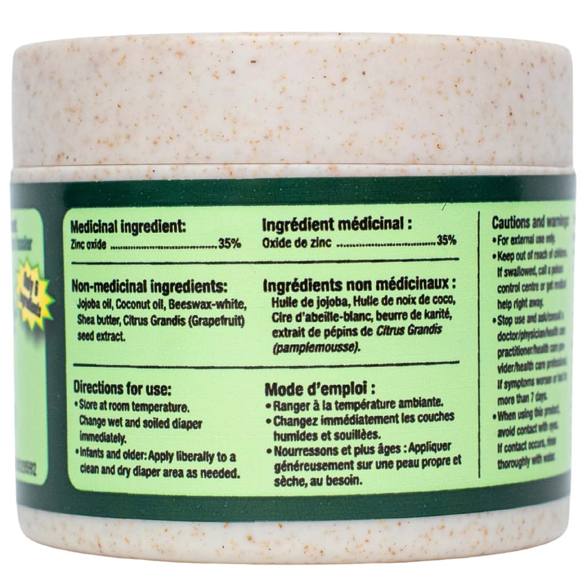 Bottoms Up Diaper Rash Ointment by Olan Wellness – Thick Zinc Oxide Barrier Cream, Melts on Contact, Helps Soothe & (photo 2)