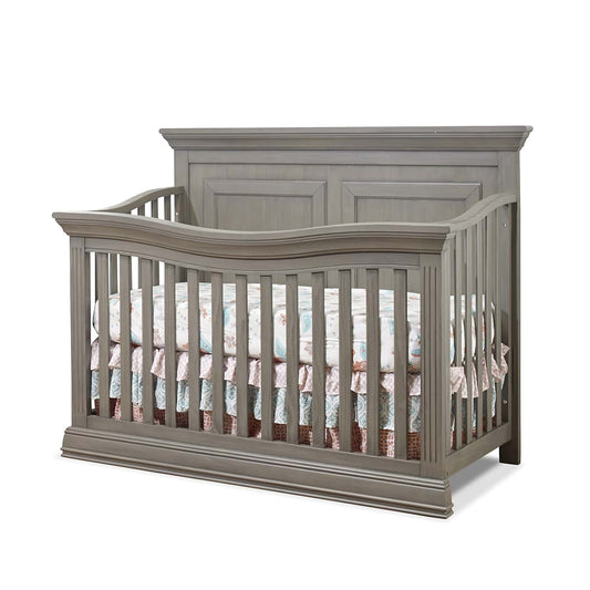 Sorelle Paxton 4-In-1 Convertible Crib In Heritage Grey