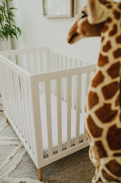 NODNAL CO. Pack n Play Mini Crib Fitted Sheet Jersey Cotton