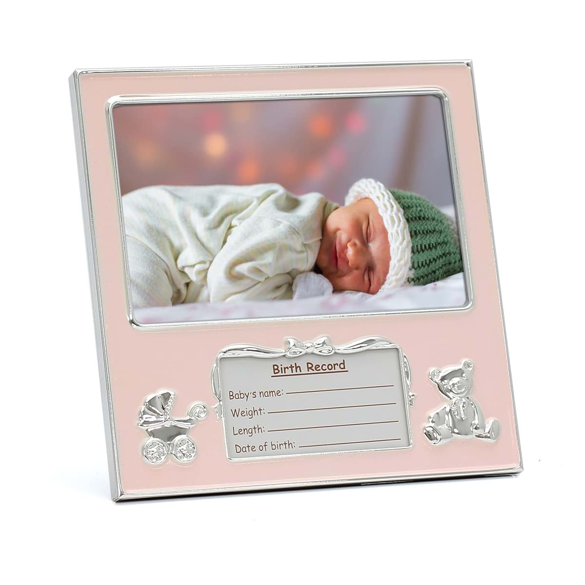 Mimosa Moments 4x6 Photo Frame for Baby Birth Details Keepsakes