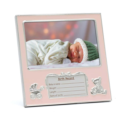 Mimosa Moments 4x6 Photo Frame for Baby Birth Details Keepsakes