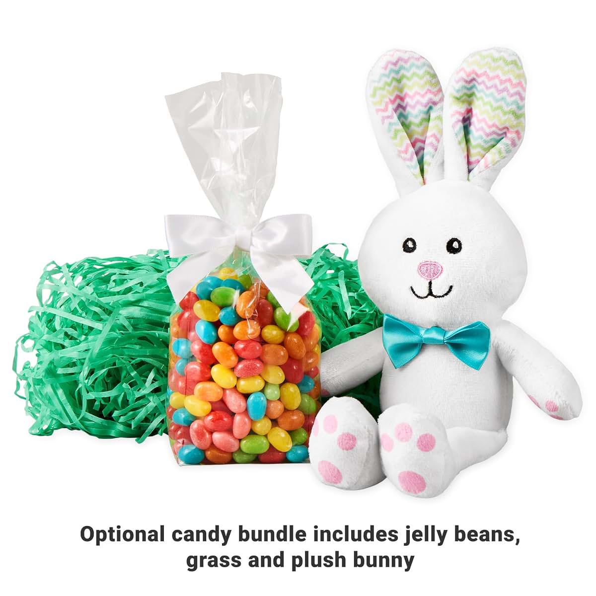 Let's Make Memories Personalized Easter Basket for Kids - Custom Holiday Decoration For Boys and Girls - Fillable with (photo 2)