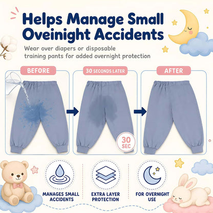 MomEasier Reusable Overnight Potty Training Diaper Pants Waterproof Boys Girls 2 Pack (photo 3)