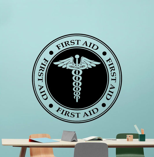 BabyOneStop Caduceus Medicine Symbol Vinyl Wall Decal