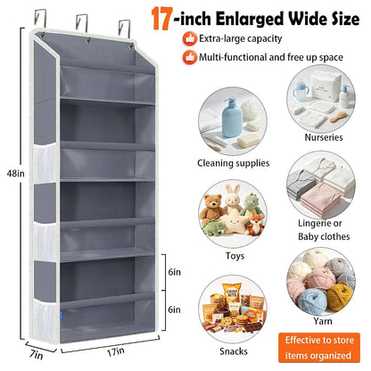 Roomtalk 17" Wide Over The Door Organizer With 4 Shelves (photo 2)