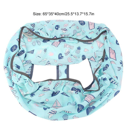 SUNGOOYUE Baby Shopping Cart Cover with Seat Belt, Washable 25.5 Inch Cushion