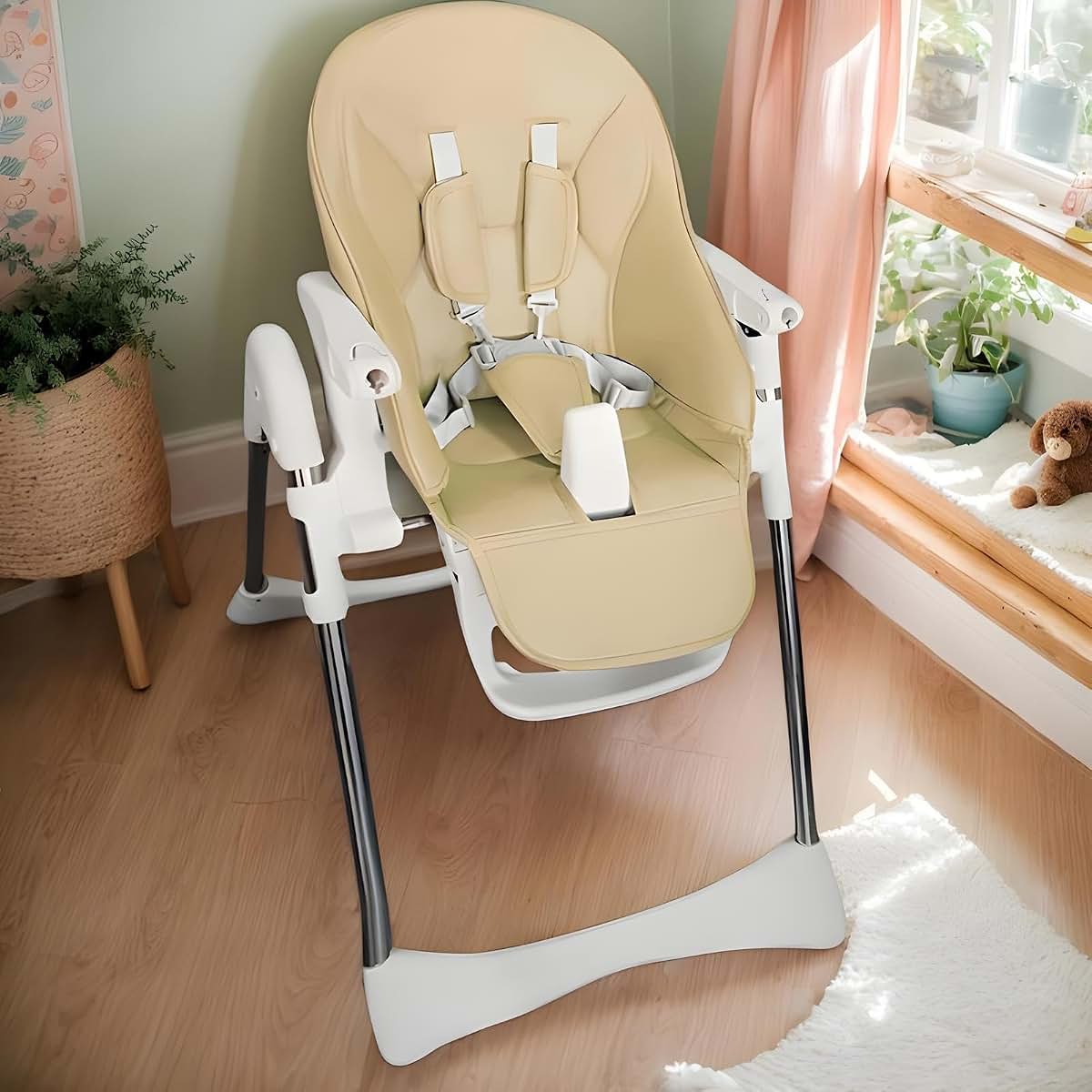 SHZONS Soft Artificial Leather High Chair Cushion Cover (photo 3)