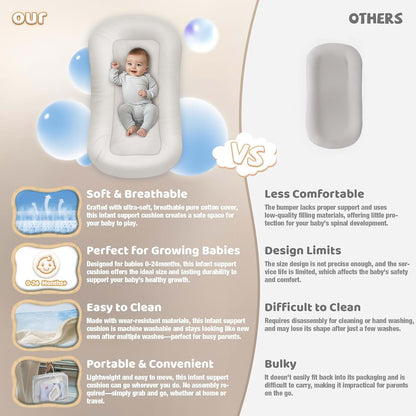 Infant Support Cushion for Newborn Awake Playtime