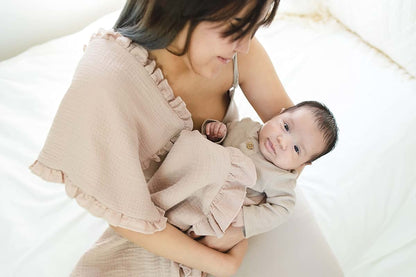 Leyl&Ari Toddler Blanket and Lovey Set | Organic Cotton Quilt