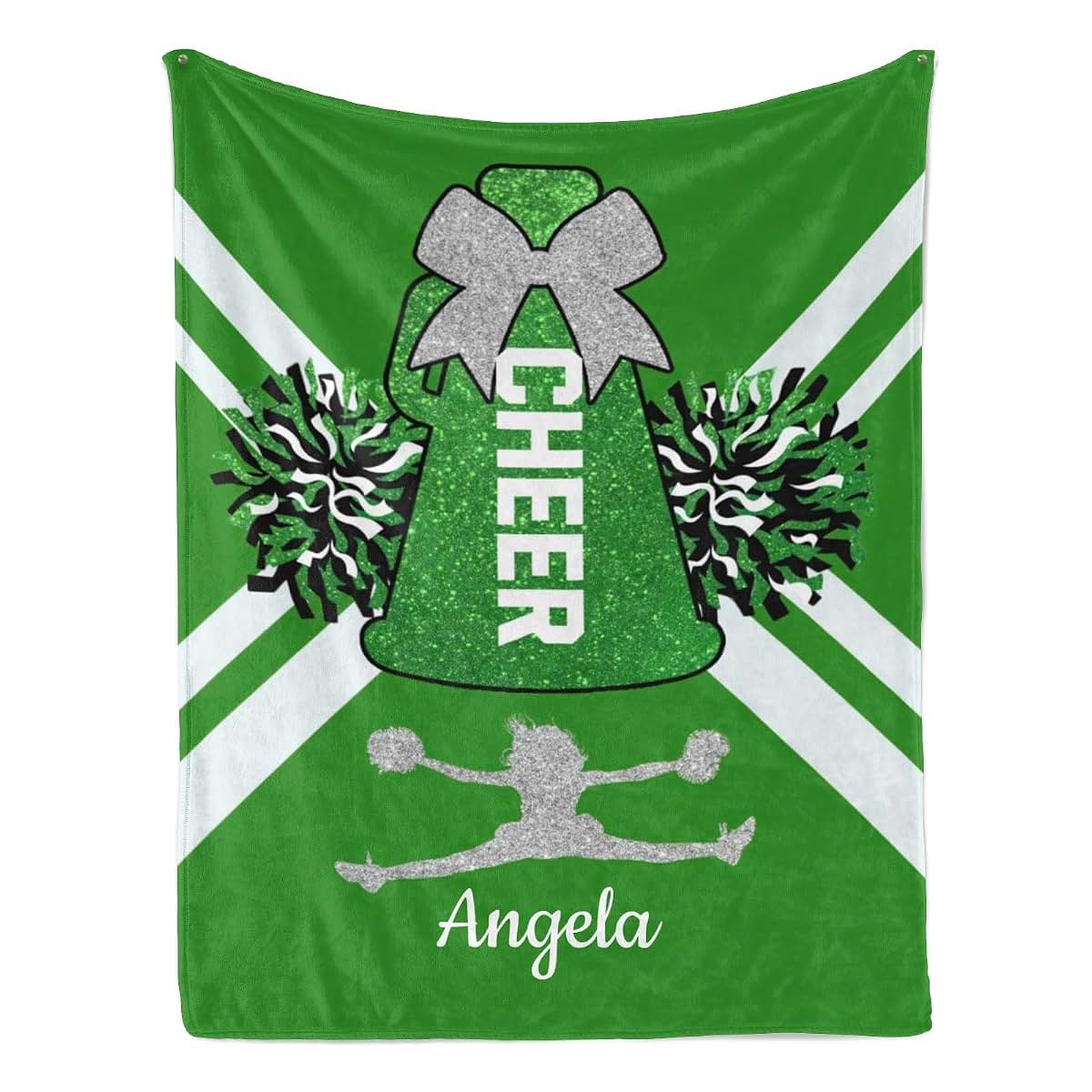 Xiucoo Custom Name Cheerleader Blanket 40x50 Inch