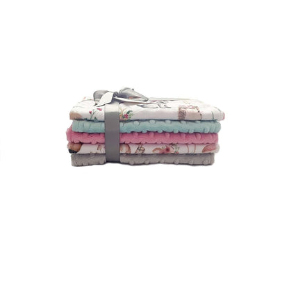 Meg Original Woodland Animal Friends Burp Cloth Set of 5