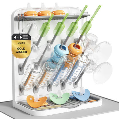 Lifewit Baby Bottle Drying Rack with 15 Hooks