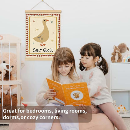 Goose Canvas Wall Hanging | Decorative Art for Nursery & Playroom