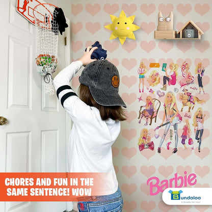 Bundaloo Basketball Laundry Hamper Over The Door Hoop (photo 4)