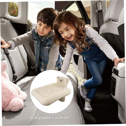 Gcroet Toddler Airplane Bed Inflatable Airplane Seat Extender with Safe Raised Edge Portable ＆ Foldable Kids Bed Easy (photo 4)
