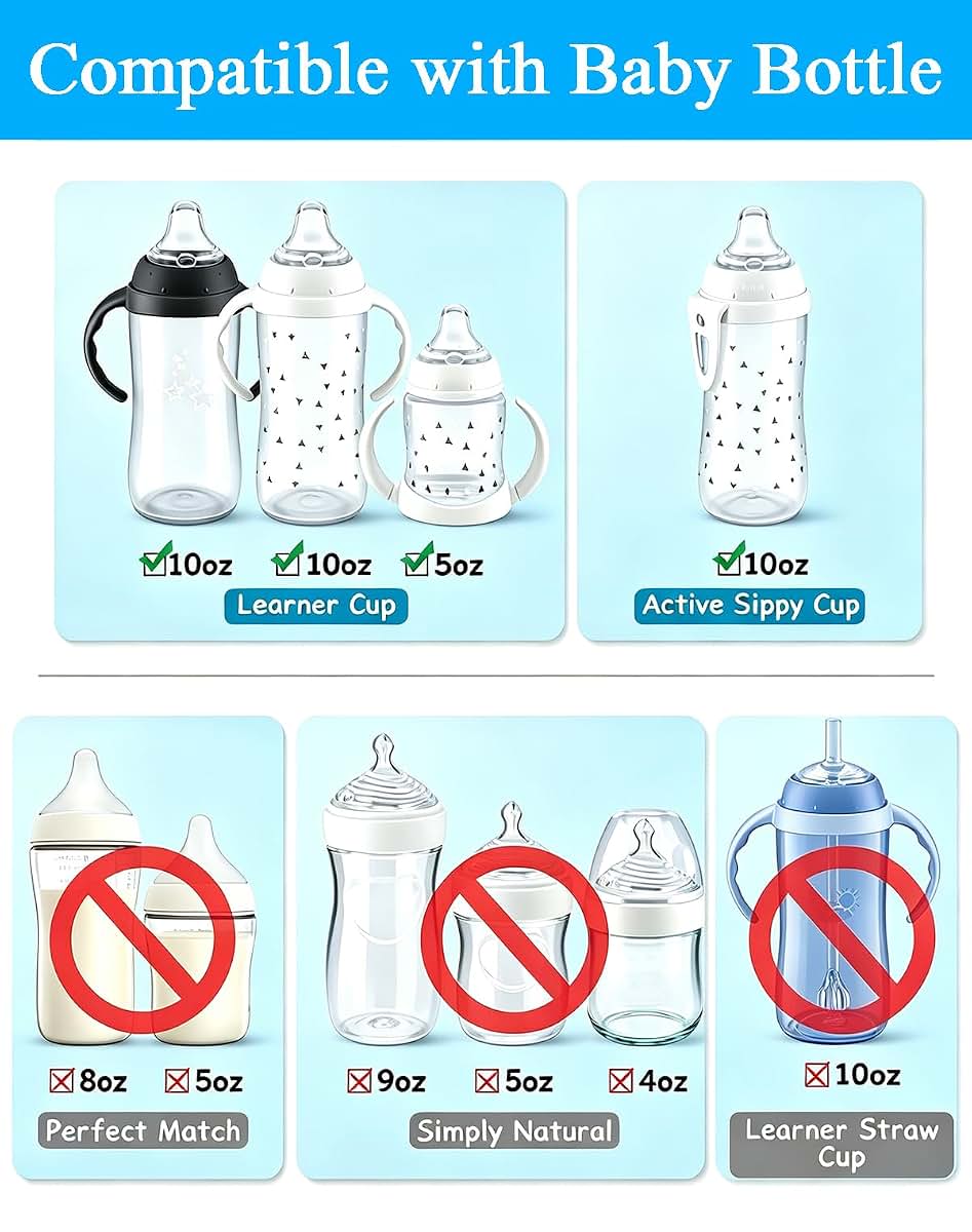 Honeykin Replacement Silicone Spout Compatible with NUK, Soft Spout Replacement for NUK Active and Learner Cups, Soft (photo 4)