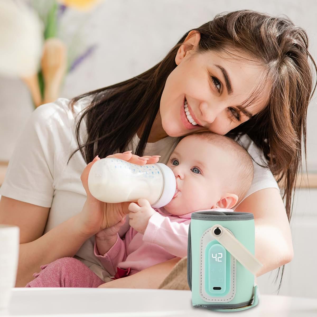 Gcroet USB Baby Bottle Warmer With Temp Control