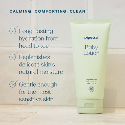 Pipette Baby Lotion Duo for Head-to-Toe Hydration