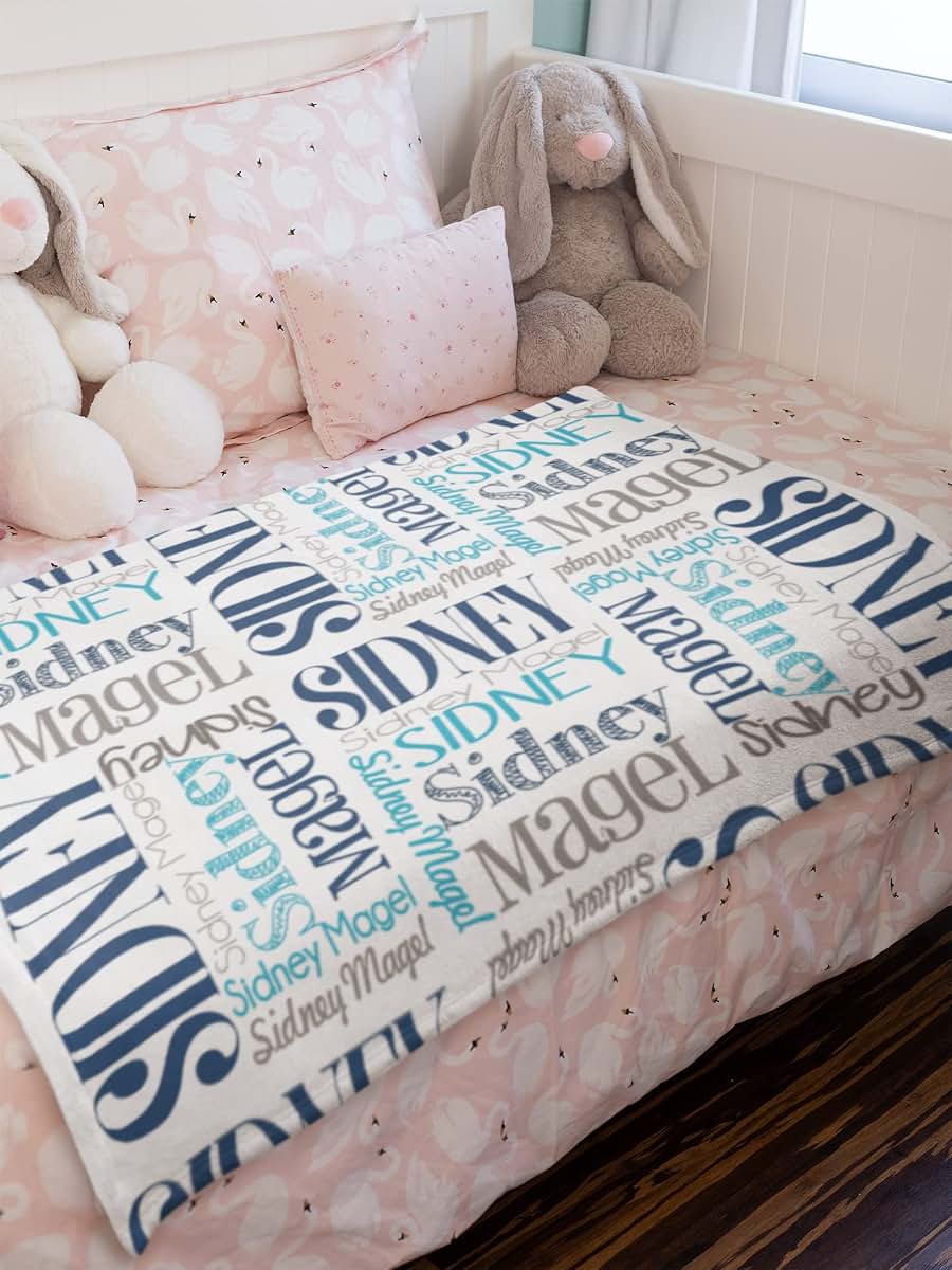 OMG SHIRTS Personalized Baby Blankets With Custom Name (photo 4)