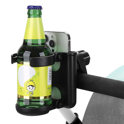 Accmor Stroller Cup Holder With Phone Holder And 360 Degree Rotation