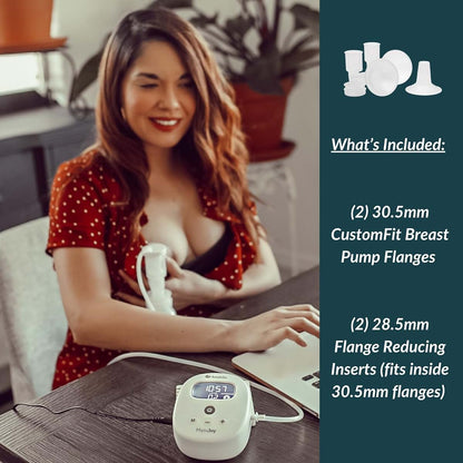 Ameda CustomFit Breast Pump Flanges for Optimal Pumping Fit