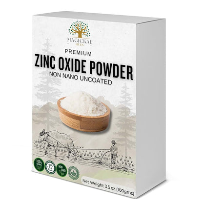 Magickal Hues Zinc Oxide Powder Non-Nano 3.5 oz For Baby Diaper Rash Cream Pure Zinc Powder for DIY Cosmetic, Skin (photo 2)