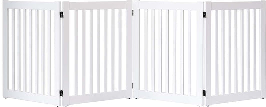 Dynamic Accents Highlander Series Solid Wood Pet Gate, 4 Panel